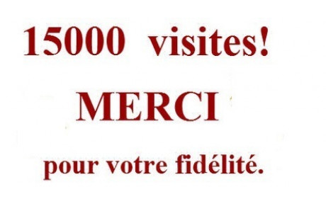 MERCI A VOUS TOUS 15000 visites